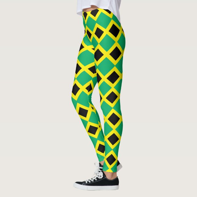 Jamaika-Flagge Leggings (Links)