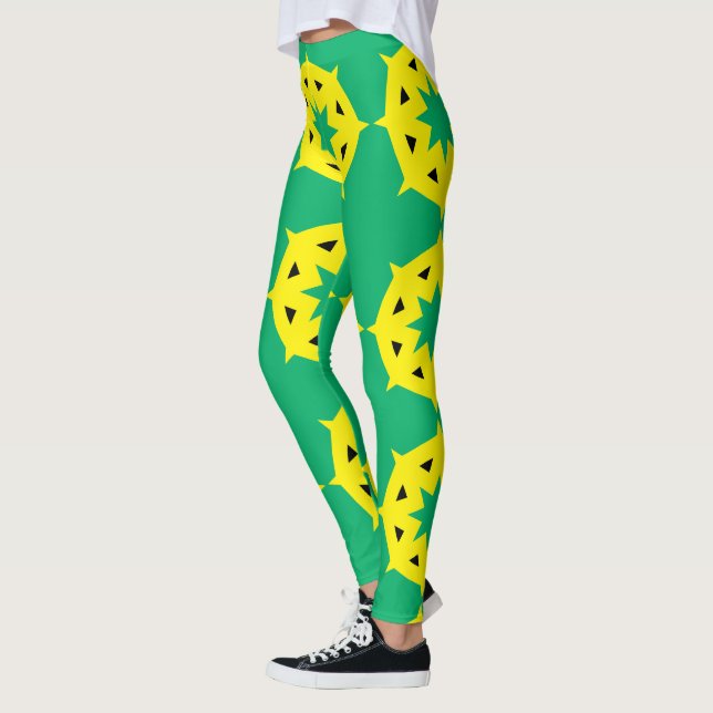 Jamaika-Flagge Leggings (Links)