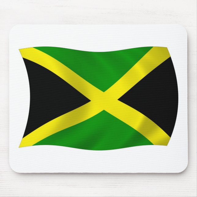 Jamaika-Flagge-Mauspad Mousepad (Vorne)