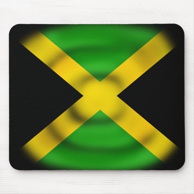 Jamaika-Flagge Mousepad (Vorne)