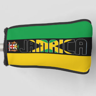 Jamaika Flagge Wunderschön Patriotisch Golf Headcover