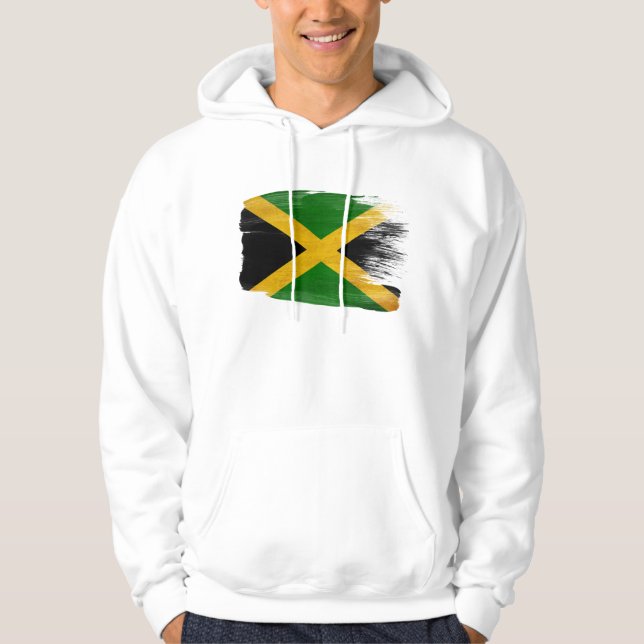 Jamaika-FlaggeHoodie Hoodie (Vorderseite)
