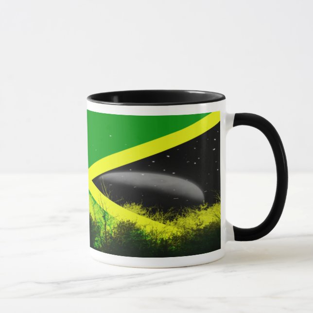 Jamaika-Flaggen-Tasse Tasse (Rechts)