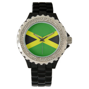 Jamaika-Flaggen-Uhr Armbanduhr