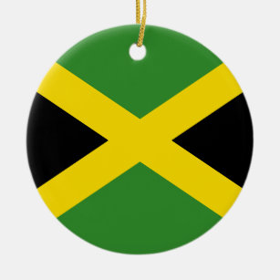 Jamaika-Flaggen-Verzierung Keramikornament
