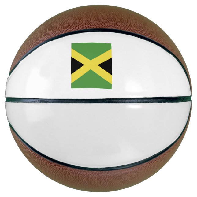 Jamaika-Flaggenemblem Basketball (Vorderseite)