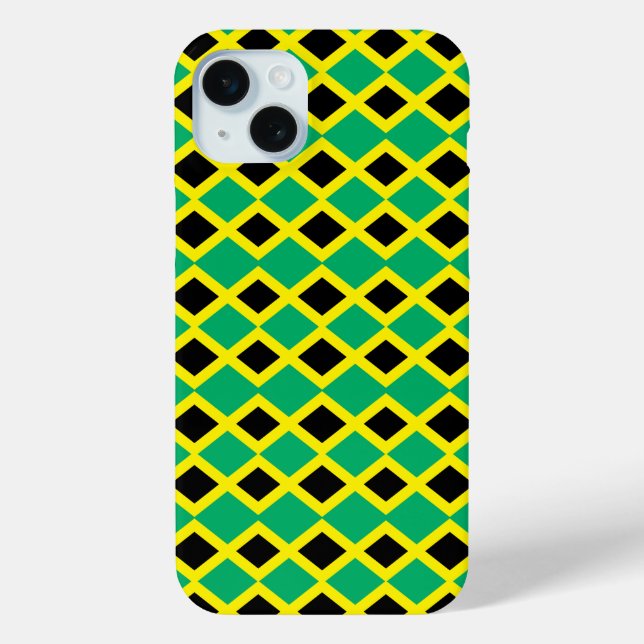 Jamaika-Flaggenmuster Case-Mate iPhone Hülle (Rückseite)