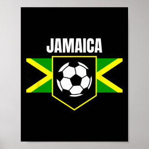 Jamaika Fußball Kid Poster