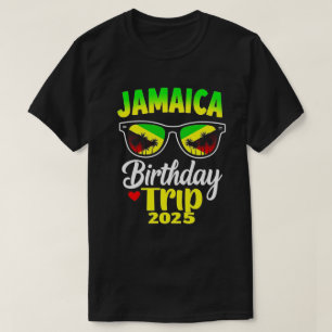 Jamaika Geburtstagsreise 2025 Lustige Familie pass T-Shirt
