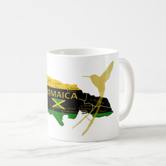Jamaika-Gemeinde-Farbgoldsummenvogel-Tasse Tasse