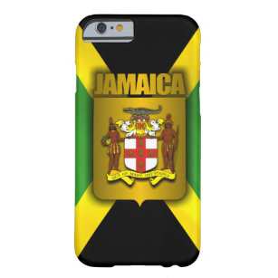 Jamaika-Goldaufkleber Barely There iPhone 6 Hülle