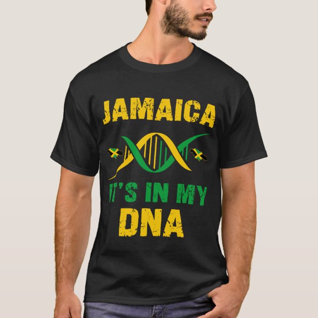 Jamaika ist in meiner DNA, dem jamaikanischen Erbe T-Shirt (Vorderseite)