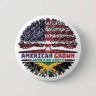 Jamaika Jamaica US USA Vereinigte Staaten Button