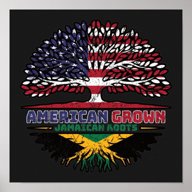 Jamaika Jamaica US USA Vereinigte Staaten Poster