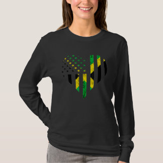 Jamaika Jamaikanische Wurzeln Karibischer Stolz Am T-Shirt