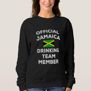 Jamaika Jamaikanisches Trinkteam Flagge Land Match Sweatshirt
