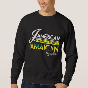 Jamaika Jamerican American Jamaica Flag C Sweatshirt
