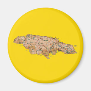 Jamaika-Karten-Magnet Magnet