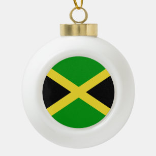 Jamaika Keramik Kugel-Ornament