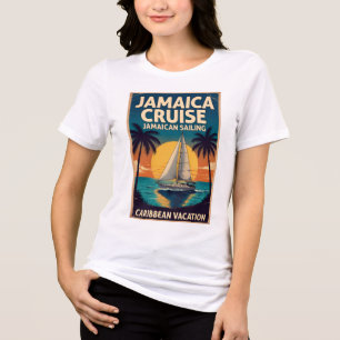 Jamaika Kreuzfahrt Karibischer Traum Tri-Blend Shirt