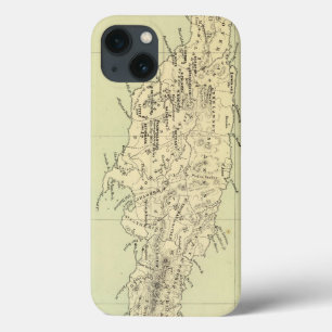 Jamaika lithographierte Karte Case-Mate iPhone Hülle