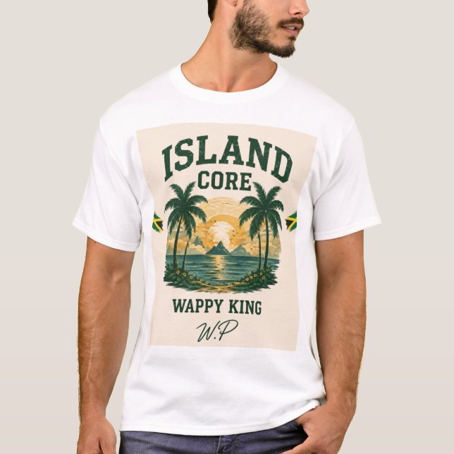 Jamaika Luxusmarke T-Shirt  (Vorderseite)