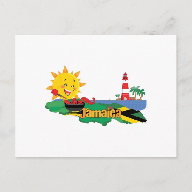 Jamaika mein  postkarte (Vorderseite)