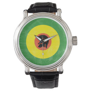 Jamaika-Mod-Ziel-Bügel-Uhr Armbanduhr