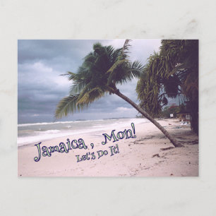 JAMAIKA, MON! LASS UNS DAS MACHEN! PERSONALISIERBA POSTKARTE