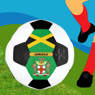 Jamaika Personalisiert, Fahne, Foto-Fußball Fußball