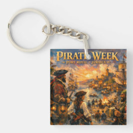 Jamaika Piratenwoche Port Royal Schlüsselanhänger