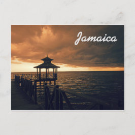 Jamaika Postcard Rafting am Fluss Postkarte