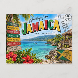 Jamaika Postkarte