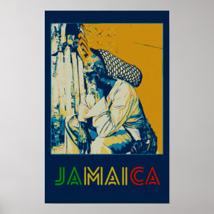 Jamaika, rastafari Kultur Postcard Poster