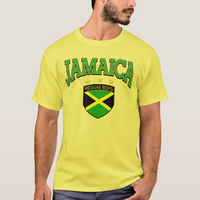 Jamaika-Reggaejungen T-Shirt (Vorderseite)