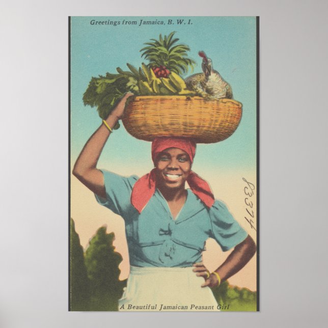 Jamaika Reise Vintage  Poster (Vorne)