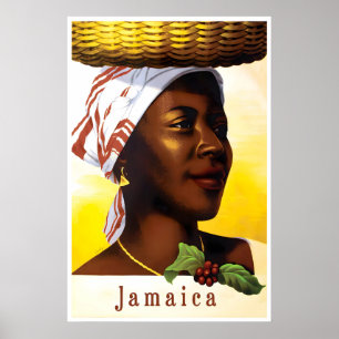 Jamaika-Reiseposter Vintage Jamaika-Kunst Reise Poster