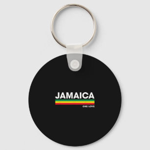 Jamaika Retro Reggae Farbe Rs Jamaikanischer Urlau Schlüsselanhänger