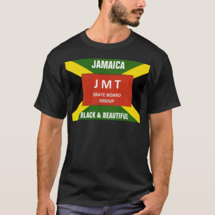 JAMAIKA. SCHWARZ & SCHÖN Dunkler T - Shirt