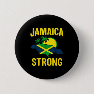 Jamaika Stark Ich Liebe Jamaikanische Flagge Herz Button