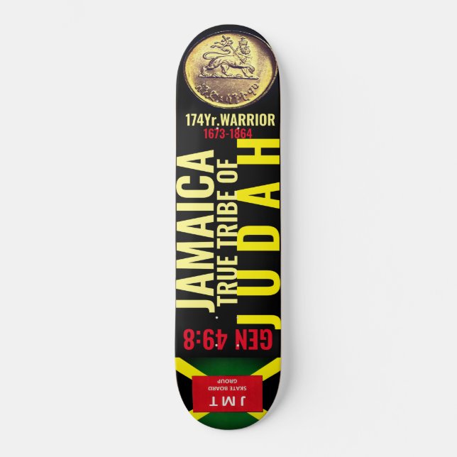 JAMAIKA STUBE VON JUDAH-GEN 49 8 Skateboard (Vorderseite)