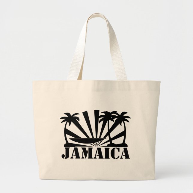 Jamaika-Tasche Jumbo Stoffbeutel (Vorne)