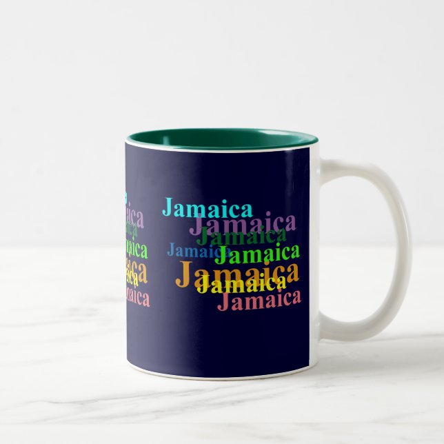 Jamaika-Tasse Zweifarbige Tasse (Rechts)