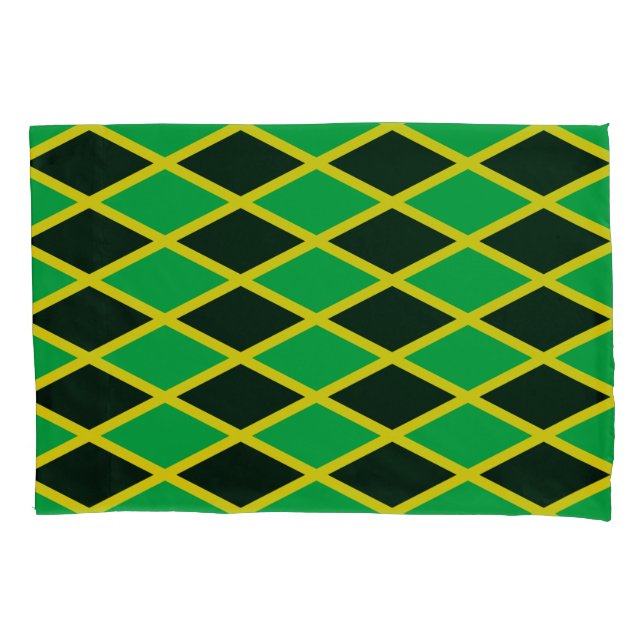 Jamaika und Jamaika Flag Fashion Pattern/Reggae Kissenbezug (Vorderseite)
