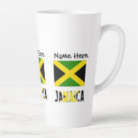 Jamaika und Jamaika-Flagge mit Ihrem Namen