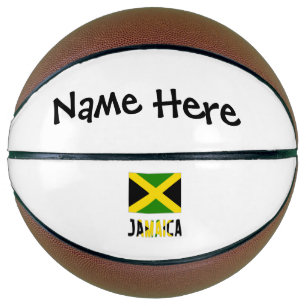 Jamaika und Jamaika-Flagge personalisiert Basketball