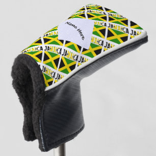 Jamaika und jamaikanische Flagge mit Ihrem Namen g Golf Headcover