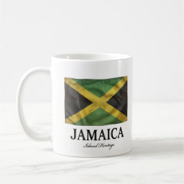 Jamaika-Vintage-Flagge | Karibisches Erbe Kaffeetasse