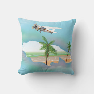 Jamaika Vintage-Reiseposter Kissen