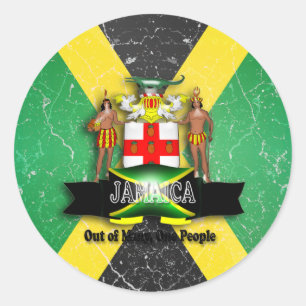 Jamaika-Wappen Aufkleber